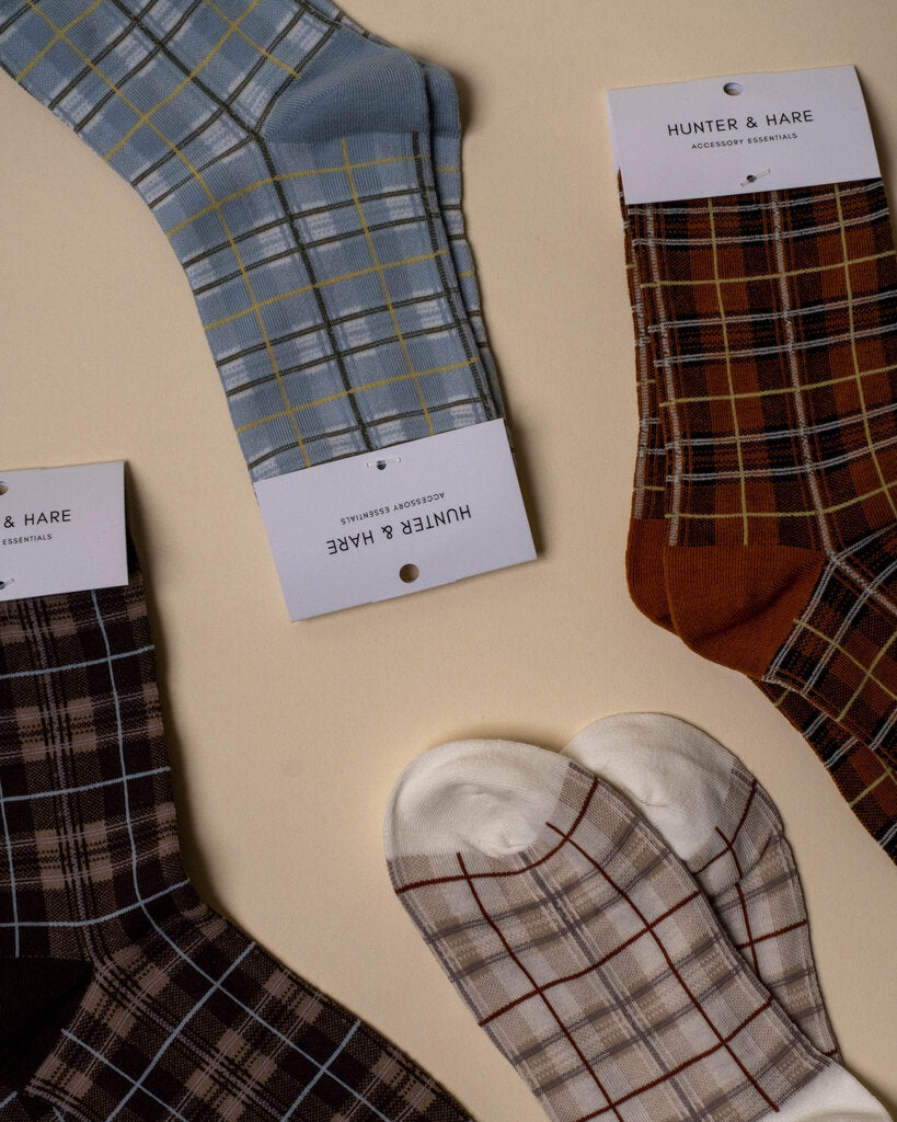 Autumn Plaid Socks