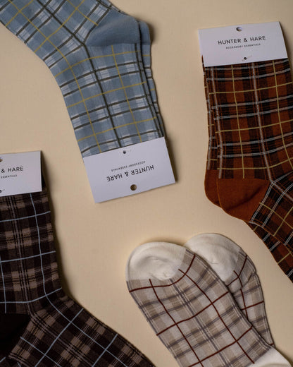 Autumn Plaid Socks