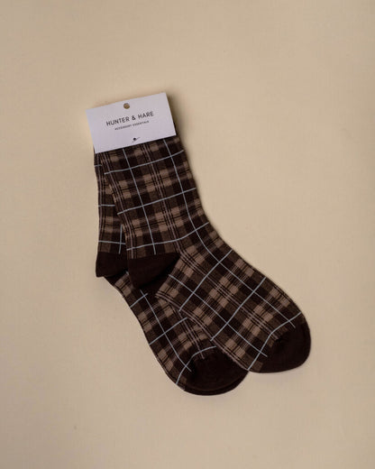 Autumn Plaid Socks