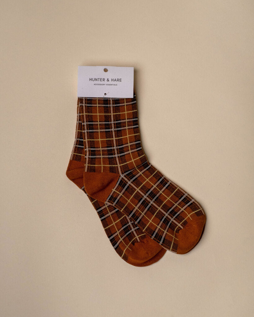 Autumn Plaid Socks