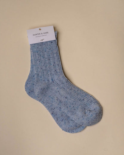 Speckled Ruffle Sock