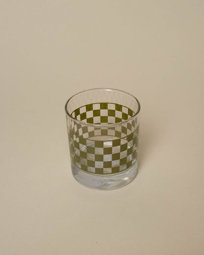 Checkered Rocks Glasses - Green