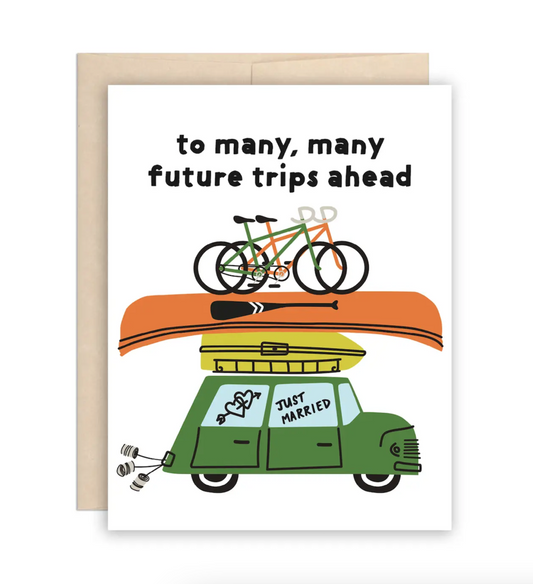 Many Future Trips Outdoor Couple Card